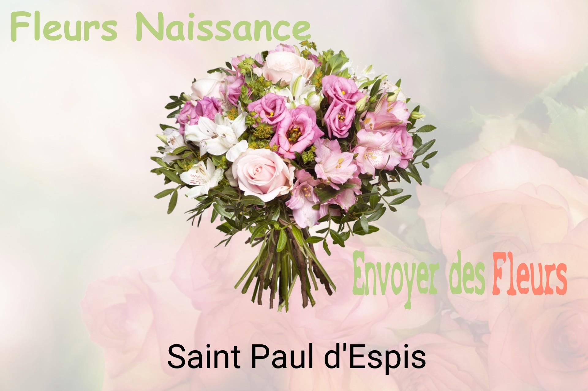 Bouquet de fleurs de naissance livré à Saint-Paul-d'Espis